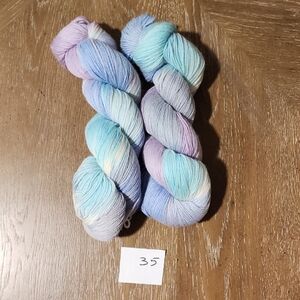 2- Hanks Of Merino Wool. 100gm Each Total 200gm Dk Wt